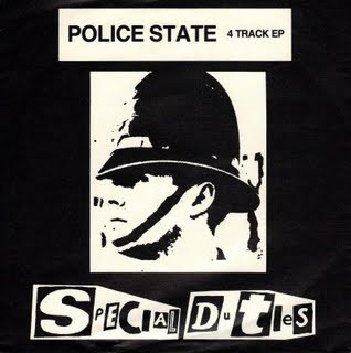 SPECIAL DUTIES - POLICE STATE EP UK punk ep from 1982. (7")