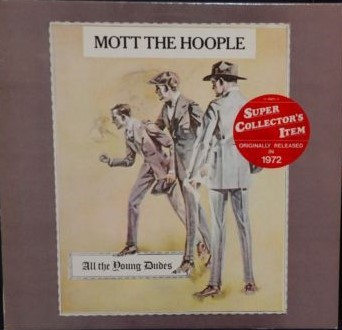 MOTT THE HOOPLE - ALL THE YOUNG DUDES Dutch 1977 re-issue promo stamped (LP)