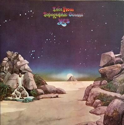 YES - TALES FROM TOPOGRAPHIC OCEANS German 80:s re-issue, double album (2LP)