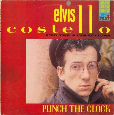 COSTELLO, ELVIS AND THE ATTRACTIONS - PUNCH THE CLOCK Scandinavian pressing (LP)