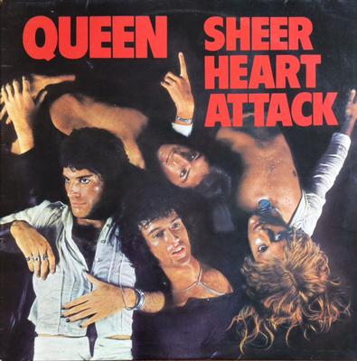 QUEEN - SHEER HEART ATTACK UK second pressing from 1974. (LP)