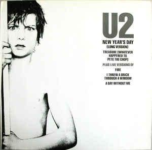 U2 - NEW YEAR'S DAY (LONG VERSION) UK 12" maxi (12")
