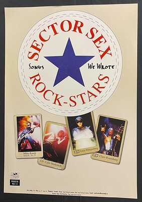 SECTOR SEXS - ROCK STARS original mint poster 40 x 60 cm (POS)