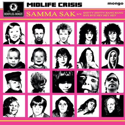 MIDLIFE CRISIS - SAMMA SAK EP 2nd pressing, clear/black marbled (7")