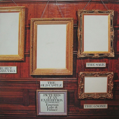 EMERSON, LAKE & PALMER - PICTURES AT AN EXHIBITION German 1976 pressing, gatefold sleeve (LP)