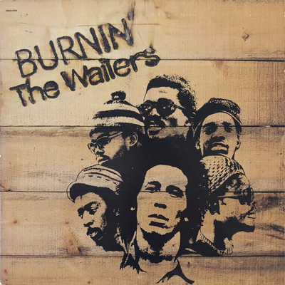 MARLEY, BOB & THE WAILERS - BURNIN UK Original Pressing With Pink Rimmed Labels (LP)