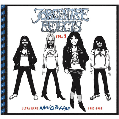 VARIOUS NWOBHM - JOBCENTRE REJECTS VOL. 2 - Ultra rare NWOBHM 1978-1982 Limited Edition Blue Vinyl with poster (LP)