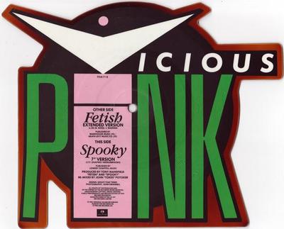 VICIOUS PINK - FETISH / SPOOKY UK shaped picture disc (7")