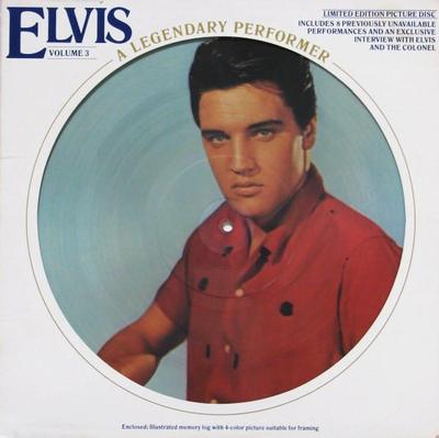 PRESLEY, ELVIS - A LEGENDARY PERFORMER - VOLUME 3 Picture disc (LP)
