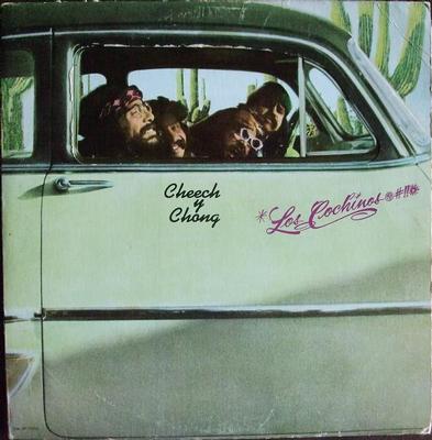 CHEECH & CHONG - LOS COCHINOS original 1973 US gimmick sleeve, Drug-liberated lunatics to say the least. (LP)
