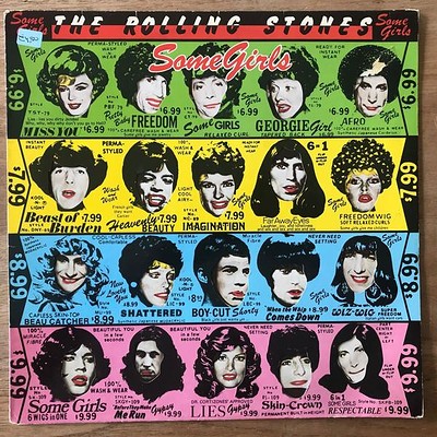 ROLLING STONES, THE - SOME GIRLS Uncensored Swedish Pressing Original With Die Cut Cover & Innersleeve (LP)