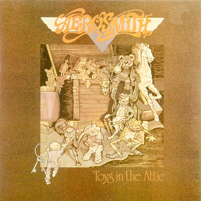 AEROSMITH - TOYS IN THE ATTIC UK 1987 re-issue (LP)