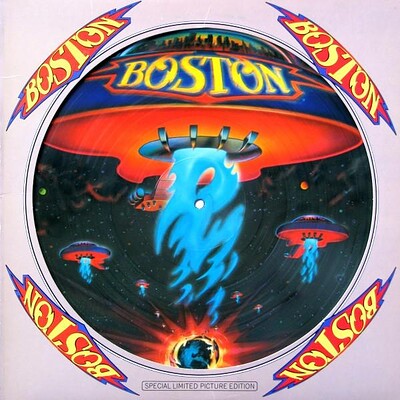 BOSTON - S/T Original Canadian Picture Disc, Still sealed (LP)
