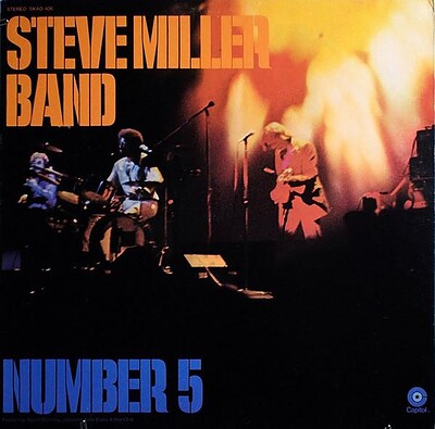 STEVE MILLER BAND - NUMBER 5 U.S. pressing, gatefold sleeve (LP)