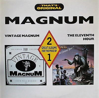 MAGNUM - VINTAGE MAGNUM / THE ELEVENTH HOUR UK double album, gatefold sleeve (2LP)