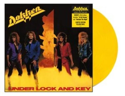 DOKKEN - UNDER LOCK AND KEY canary yellow vinyl (LP)