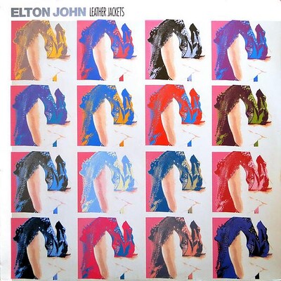 JOHN, ELTON - LEATHER JACKETS Dutch pressing (LP)