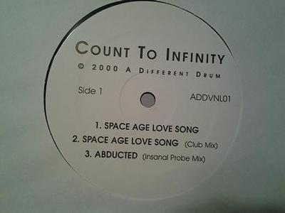 COUNT TO INFINITY - SPACE AGE LOVE SONG US-synthpop, 6 dance mixes (12")