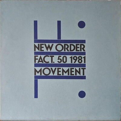 NEW ORDER - MOVEMENT UK original, textured sleeve, classic first album (LP)