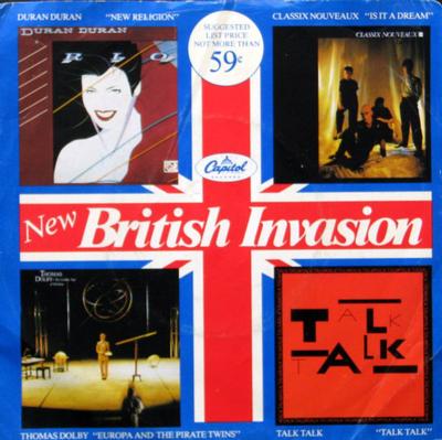 VARIOUS ARTISTS (SYNTH / ELECTRO) - NEW BRITISH INVASION U.S. EP Tracks from Classix Nouveax, T. Dolby, Duran Duran and Talk Talk, rare (7")