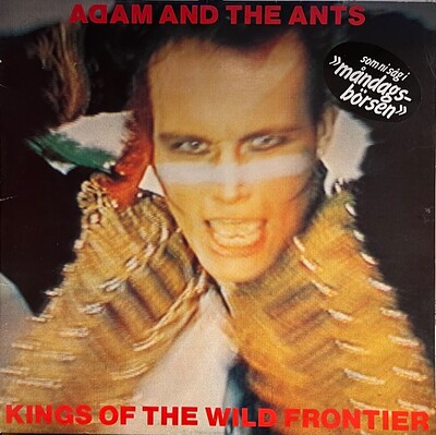 ADAM & THE ANTS - KINGS OF THE WILD FRONTIER with swedish Hype sticker and Booklet (LP)