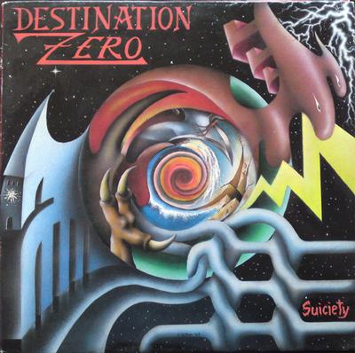 DESTINATION ZERO - SUICIETY     German Punk 1988, Innersleeve (LP)