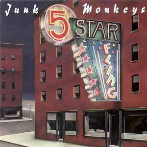 JUNK MONKIES - FIVE STAR FLING     Metal Blade USA,  UK press 1991, innersleeve + magazine (LP)