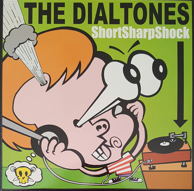 DIALTONES - SHORTSHARPSHOCK 8 track onesided 12”, great swedish trash punkrock, with bonus poster (MLP)