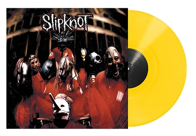 SLIPKNOT - S/T Reissue of debut LP, 180g Lemon Yellow vinyl, USA import (LP)