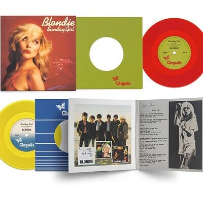 BLONDIE - SUNDAY GIRL 2x7" red/yellow vinyl, 2022 RSD release RSD22 (2x7")