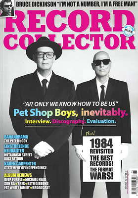 RECORD COLLECTOR MAGAZINE - No 557 May 2024 incl. Pet Shop Boys, Bruce Dickinson, Banana rama, Einstürzende Neubauten etc. (MAG)