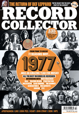 RECORD COLLECTOR MAGAZINE - No 533 July 2022 incl. 1977 - from Punk to Disco Def Leppard, John Peel, Propaganda, Heart etc. (MAG)