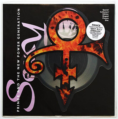PRINCE - SEXY MF Scarce UK shaped picture disc! (PIC)