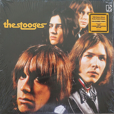 STOOGES, THE - S/T Classic first album, reissue Coloured Vinyl (LP)