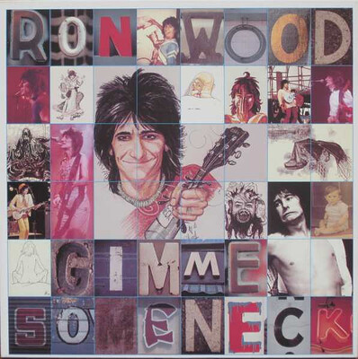 WOOD, RON - GIMME SOME NECK Dutch mid/late 80:s re-issue (LP)