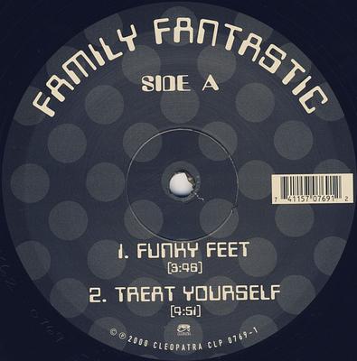 FAMILY FANTASTIC - FUNKY FEET + 3   US 2000 release, 4 great synthpop songs in typical Vince-style, Unplayed copy! (12")