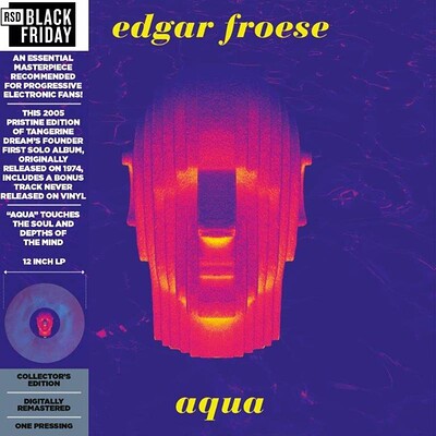 FROESE, EDGAR - AQUA Limited Edition, Black Friday 2022, re-issue of first solo album (LP)