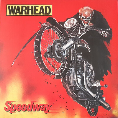 WARHEAD - SPEEDWAY Re-issue of Rare 1985 Belgian Speed Metal album (LP)