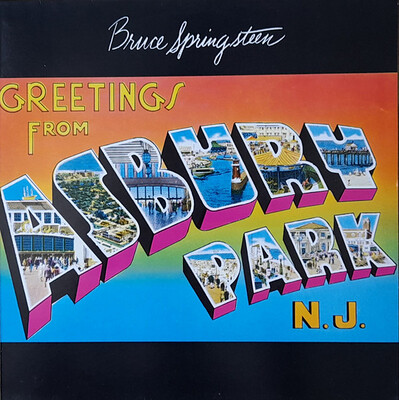 SPRINGSTEEN, BRUCE - GREETINGS FROM ASBURY PARK, N.J. Dutch 1980´s re-issue, red labels (LP)