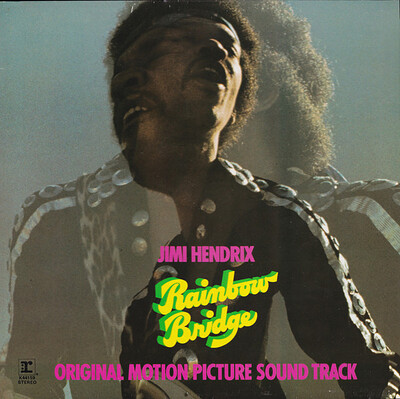HENDRIX, JIMI - RAINBOW BRIDGE - ORIGINAL MOTION PICTURE SOUND TRACK German mid-80:s re-issue (LP)