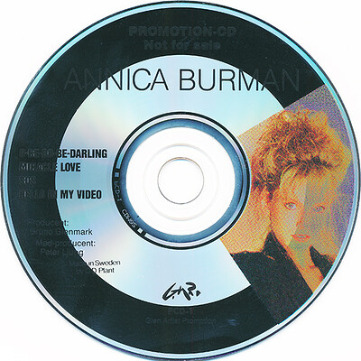 BURMAN, ANNICA - PROMOTION-CD 4-track promotion sampler for the album "För fulla segel" (CD)