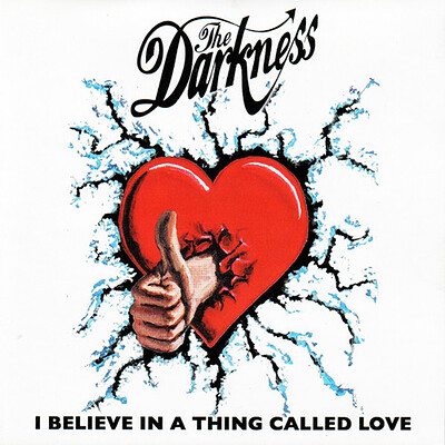 DARKNESS - I BELIEVE IN A THING CALLED LOVE UK DVD Single (DVD)