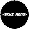 8kHz MONO - LOGO  1” badge, black/white (BADGE)