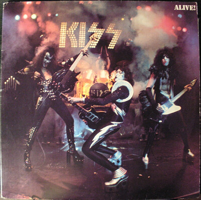 KISS - ALIVE Double album, Swedish first edition (2LP)