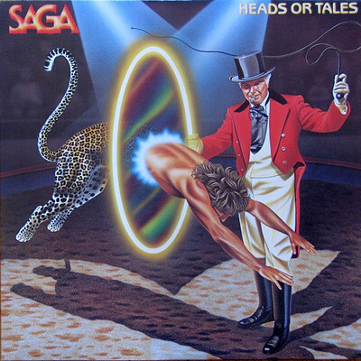 SAGA - HEADS OR TALES Canadian pressing (LP)