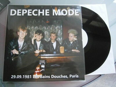 DEPECHE MODE - 29.09.1981 LES BAINES DOUCHES, PARIS Numbered ed of 548 copies, black (LP)