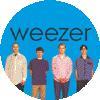 WEEZER - BLUE ALBUM    1” badge, first album design (BADGE)