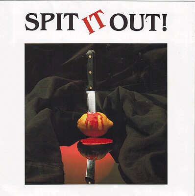 SPIT IT OUT! - TIED UP / H.O.T. Rare Swedish hard rock 7", signed copy (7")