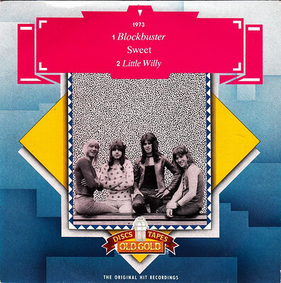 SWEET, THE - BLOCKBUSTER! / Little Willy UK 1987 press (7")