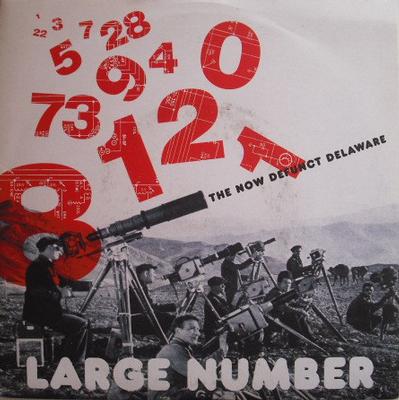 LARGE NUMBER - THE NOW DEFUNCT DELAWARE  Limited 3 track 7”,  Electronica with overtones of X-Ray spex. (7")